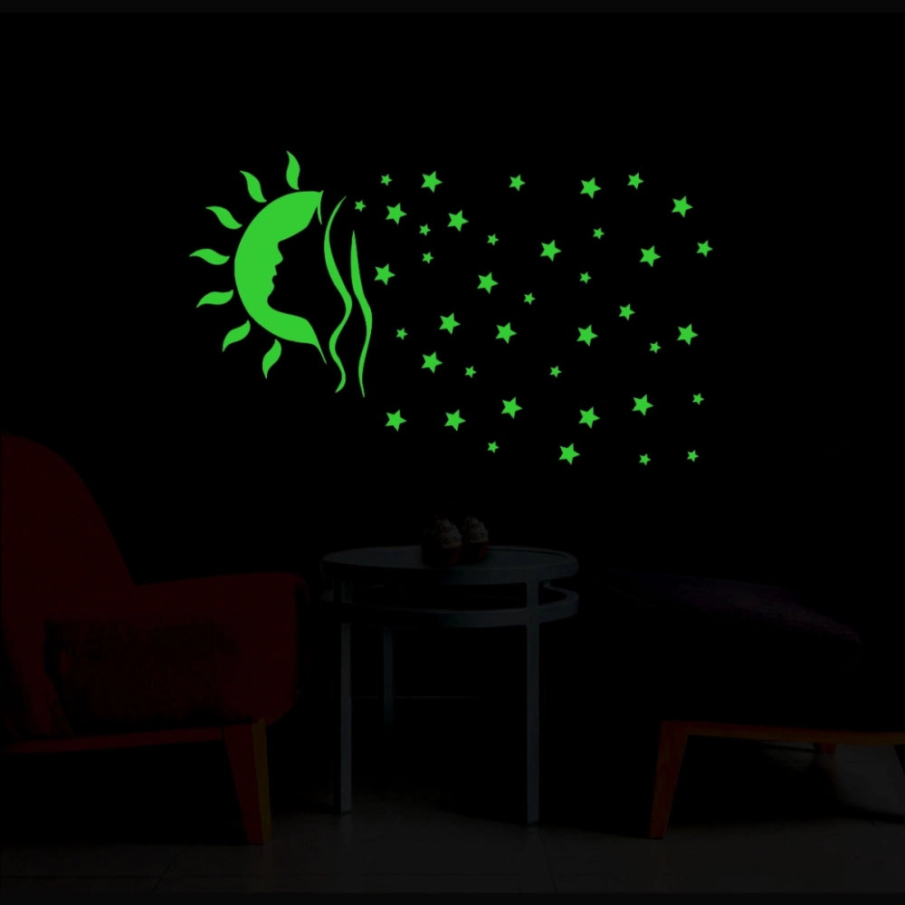 Generic Green Decorative Radium Wall Sticker