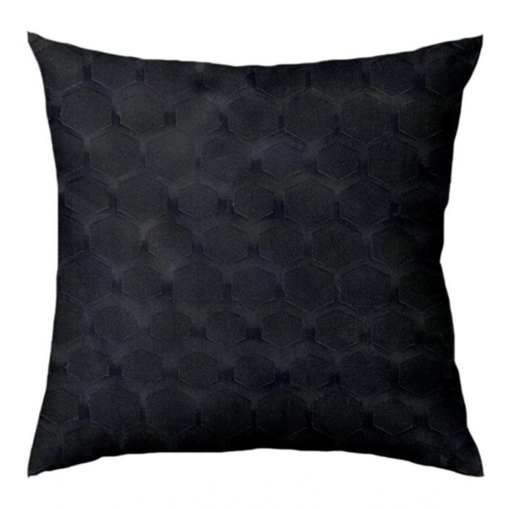Generic Pack Of_4 Polyester Printed Car Pillow Sets (Black, Size: 12x12 In)