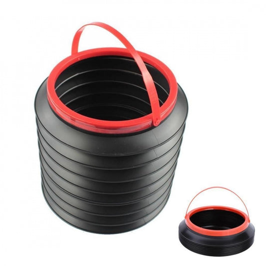 Generic Foldable 4 Litres Car Trash Can Storage Organiser (Color: Assorted)
