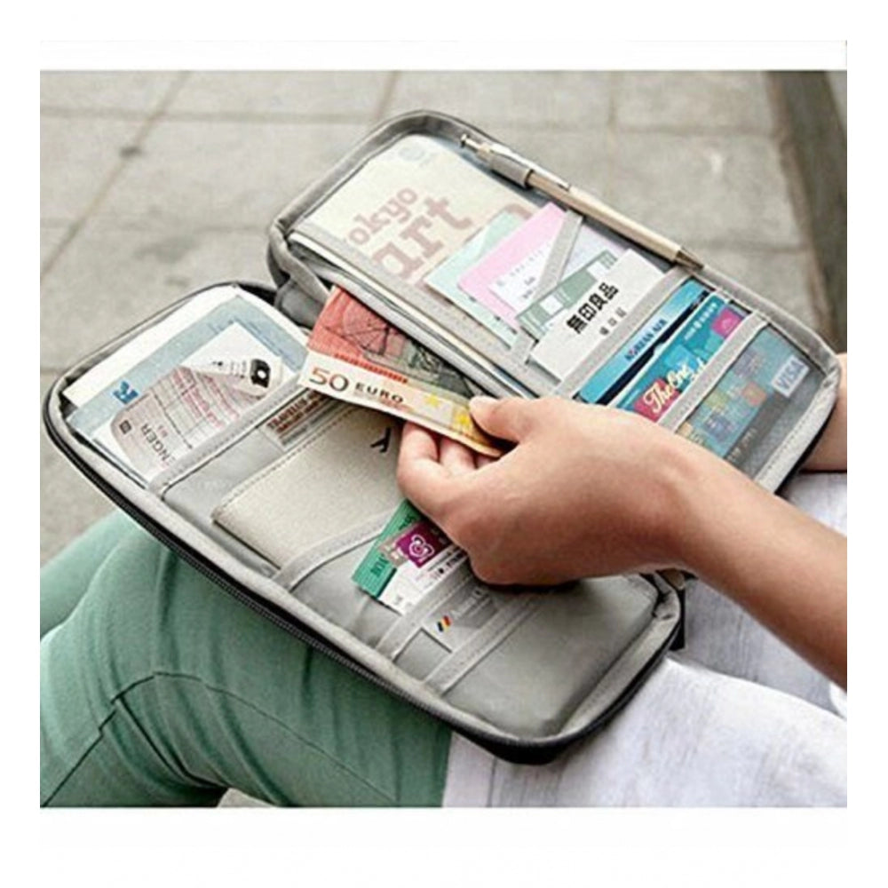 Generic Passport Holder, Passport Wallet, Travel Wallet Envelope Flip Cover Case Pouch As Well As for Credit Cards (Assorted)